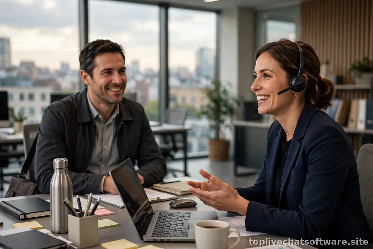 A proactive chat message appearing to a shopper, saving an at-risk sale